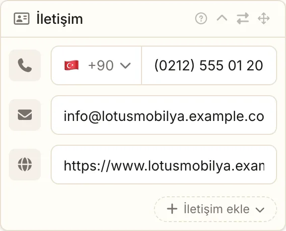 İletişim penceresi