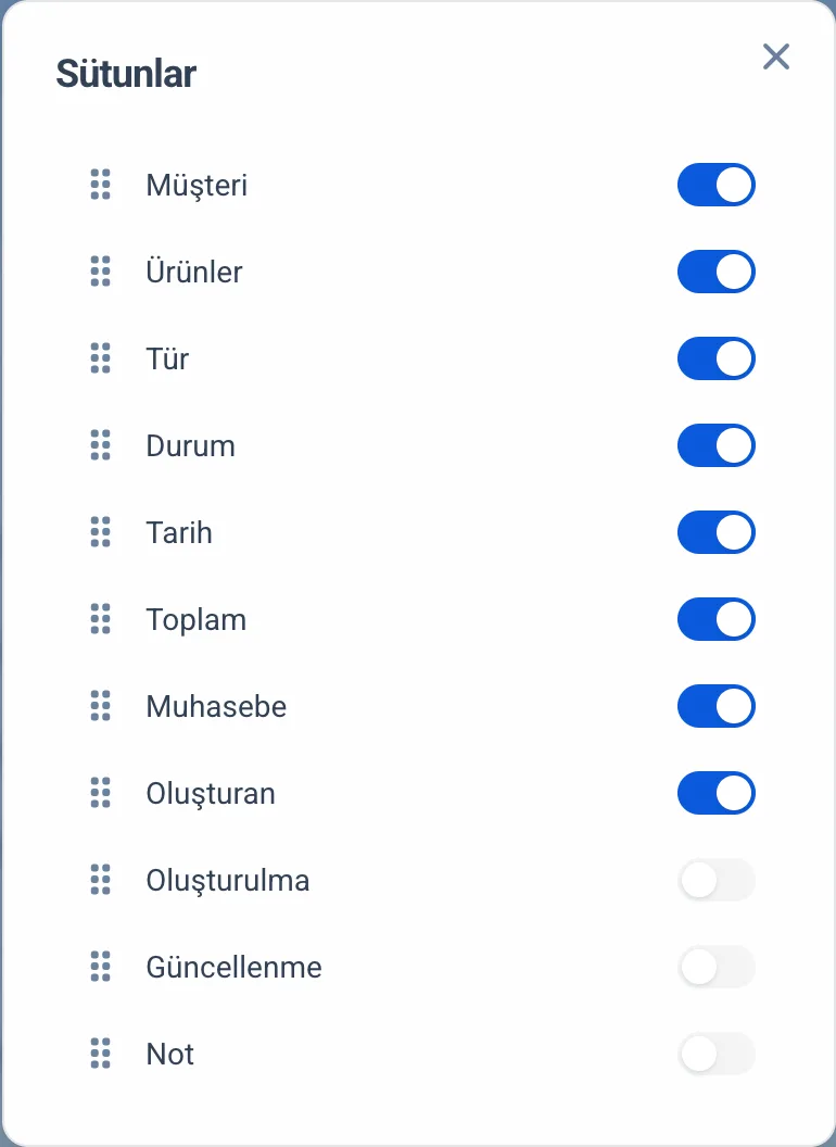 Sütun düzeni
