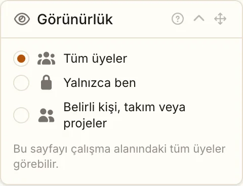 Görünürlük paneli